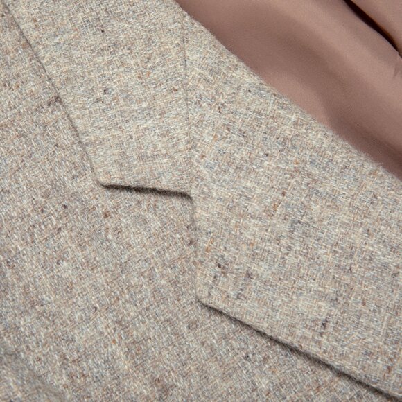 Lubiani (Italy) Lambswool Basket Weave, Soft Tailoring, Relaxed Silhouette - Picture 6 of 10